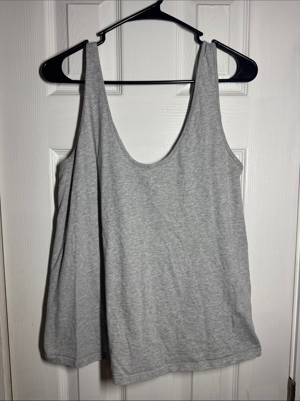ASOS- Women's Gray Scoop Neck Tank Top